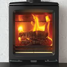 How does a wood burning stove work? Stovax Vogue Midi Eco Wood Burning Multi Fuel Stove Flames Co Uk