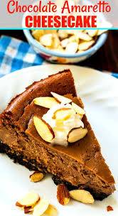 Chocolate Amaretto Cheesecake Spicy Southern Kitchen Recipe In 2020 Amaretto Cheesecake Cheesecake Recipes Yummy Food Dessert