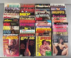 Sold at Auction: Group of 50 Vintage Adult Magazines