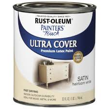 Now, you're probably wondering how much paint to buy. Rust Oleum Painter S Touch Ultra Cover Latex Paint 1 Qt At Menards