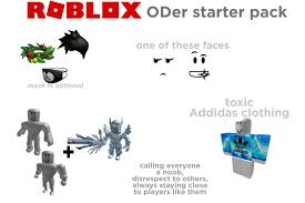 Roblox Oder Starter Pack Starterpacks