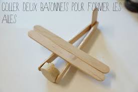 diy un avion en batonnets niveau facile une etoile dans l ocean batonnet de glace bricolage batonnets de glace activite manuelle noel primaire