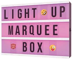 Tzumi Auraled Color Changing Marquee Box Light Colors Easter Shopping Light