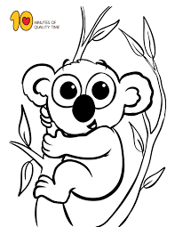 Koala Coloring Page Animal Coloring Pages In 2020 Animal Coloring Pages Zoo Coloring Pages Coloring Pages