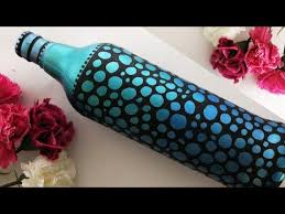 Simple Bottle Art Wine Bottle Decoration Idea Shorts Myfirstshorts Youtube Wine Bottle Decor Bottles Decoration Bottle Art