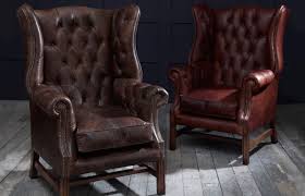 These are fully upholstered with material like leather, cotton,silk. The Chesterfield Company