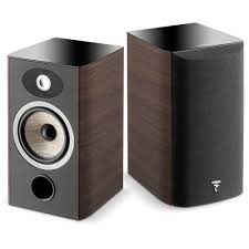 Focal Aria 906 2 Way Bass Reflex Bookshelf Speakers Pair Dark Walnut Dark Brown Small Speakers Bookshelf Speakers Speaker