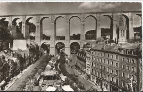 Morlaix Carte Postale Petit Format Photo Originale Dentelee Morlaix La Place Des Otages Viaduc Finistere 29 Carte Postale Ancienne Et Vue D Hier Et Aujourd Hui Geneanet