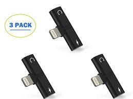 3 Pack Lightning Splitter Adapter For Iphone X Iphone 8 8 Plus Iphone 7 7 Plus Mini Dual Lightning Headphone Audio Charge Adapter Support Calling Function Music Control Newegg Com