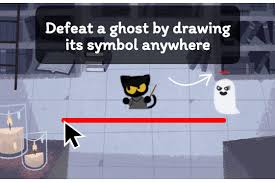 It will open up to a popular google doodle games search it's a really fun game featuring cute cats, dogs, owls and more characters. Google Doodle Cat Wizard Game How To Play The Annual Google Halloween Game Mysterioussocieties Wall