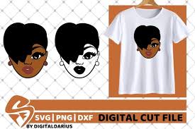 Download Black Woman Svg Short Hair African American Sublimation 1148620 Cut Files Design Bundles