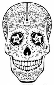 Because sugar skulls have horror themes, this coloring picture is not suitable for children. Get This Sugar Skull Coloring Pages Adults Printable 86582