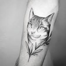 Outline moon and black cat tattoo design. Top 63 Cat Tattoo Ideas 2021 Inspiration Guide