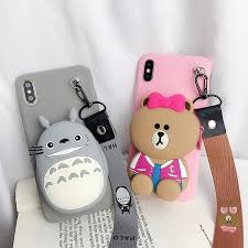 Cartoon Coin Purse For Huawei P9 P10 P20 Lite Plus Nova 3e 2 2s 3 3i Y9 2018 2019 4 Honor 10 7a Play 7c P30 Phone Case Cover In Half Wrapped Cases From