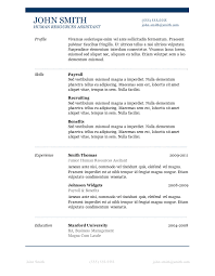 7 free resume templates