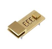 Z53122-10L/26512-1/MGD Brushed Brass Combination Lock ...