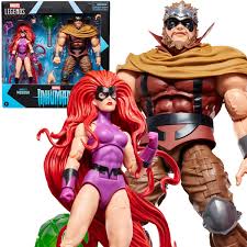 Inhumans Marvel Legends Medusa & Marvel's Gorgon 6-Inch Action Figures  2-Pack