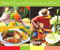 Jamaican Themed Engagement Party Ideas Jamaican Party Dinner Party Decorations Caribbean Party