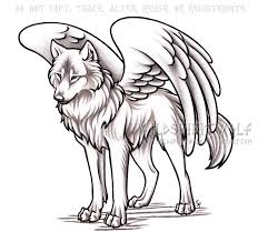 Free printable anime wolf coloring pages for kids that you can print out and color. Wolf Coloring Pages With Wings Belezadopontocruz