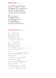 Kaulah segalanya di dalam hidupku kerajaanmu kebenaranmu itu bagianku kaulah yang ku pandang selama hidupku mengasihimu memulyakanmu bapa dan rajaku Lagu Rohani Chord Pdf