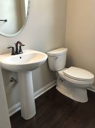 sacramento pedestal sink in powder room