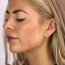 Red Crystal Stud Earrings & Jewellery