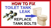 How to Replace Toilet Tank to Bowl BOLTS and Gasket - Fix Toilet Tank Water  Leak - Cheap Easy Fast!