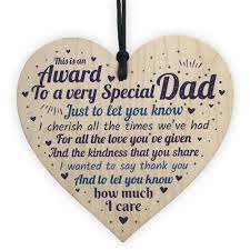 Best christmas gift ideas for mom. Dad Christmas Presents Wooden Heart Birthday Gifts For Daddy From Daughter Son 5056293506212 Ebay