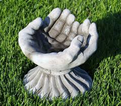 Great savings & free delivery / collection on many items. Cupped Hand Birdbath Dragonstone