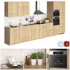 El sistema metod de muebles modulares de cocina te permite crear tu cocina 100% a tu gusto. 3d Ikea Metod Askersund Model Turbosquid 1369902