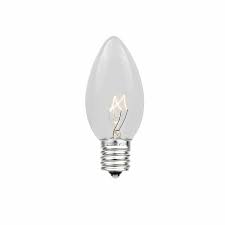 Novelty Lights 7 Watt C7 Incandescent Twinkle E12 Candelabra Base Wayfair