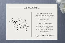 The Type Writer Like Font With That Nice Cursive Postcard Wedding Invitation Classy Wedding Invitations Mail Wedding Invitations
