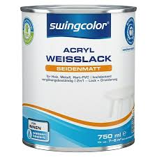 Ich spreche mit freund:innen und kolleg:innen nicht über die sanierung unseres badezimmers. Swingcolor Weisslack Acryl Weiss 750 Ml Seidenmatt Bauhaus