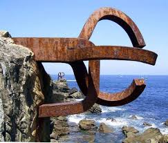 El Peine Del Viento Eduardo Chillida Sculptor Luis Pena Ganchegui Architect With Images Abstract Sculpture Sculpture Installation Art