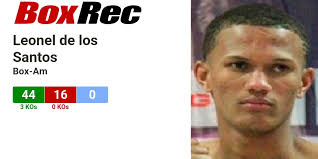 BoxRec: Leonel de los Santos