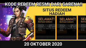 Selain kode redeem resemi dari garena, kita juga membagikan kode redeem shell dan juga kode redeem google play. Kode Redeem Free Fire Terbaru 22 Oktober 2020 Resmi Dari Garena Klaim Sekarang Youtube
