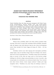 Dari berbagai contoh kutipan puisi tentang alam di atas menjadi salah satu gambaran bahwa alam kita ini sangat indah. Pdf Aliran Dan Tokoh Filsafat Pendidikan Analisis Perbandingan Antara Islam Dan Barat