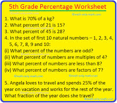 5th grade trivia questions is a challenging but interesting quiz game for the primary level students. 5th Grade Percentage Worksheet Finding Percentages Answers