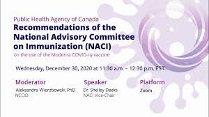 The government agency will provide the form. Recommendations Of The National Advisory Committee On Immunization Naci On The Use Of The Moderna Youtube