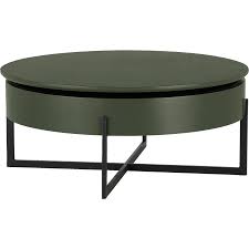 table basse ronde avec plateau rotatif vert cedre h37 5xd85cm choucas table basse ronde table basse table basse ronde table coffre