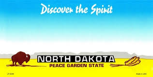 New north dakota license plate. North Dakota Blank License Plate
