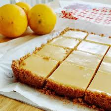 For The Crust 4 Tablespoons Butter Melted And Cooled Plus More For Pan 1 1 2 Cup Graham Cracker Crumbs 1 Lemon Squares Recipe Lemon Squares Square Recipes