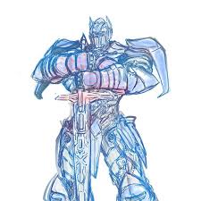 Optimus Transformers Artwork Transformers Art Transformers Drawing