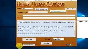 Unlocking huawei modem, mifi, router, phone, etc. Huawei Unlock Calculator Youtube