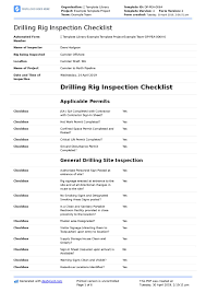 007 sign in sheet template excel data center visitor log. Drilling Rig Inspection Checklist Free And Editable Template