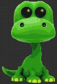 176w x 107h this counted cross stitch pattern was created from. Disney Pop 161 Arlo The Good Dinosaur Cross Stitch And Plastic Canvas Pattern Cross Stitch For Kids Cross Stitch Plastic Canvas Patterns