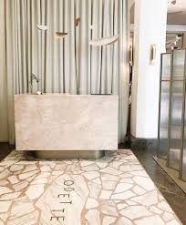 Odette Restaurant In Singapore Palladiana Terrazzo Marble Trend Floor Pattern Design Shop Interiors