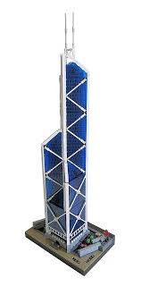 Bank Of China Tower Lego Architecture Lego Skyscraper Micro Lego