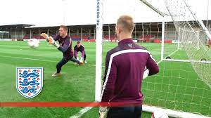 Up Close Personal With England S Goalkeepers Inside Training Goalkeeper Soccer Keeper England