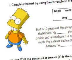 Present Simple With The Simpsons The Simpsons Simpson Presents